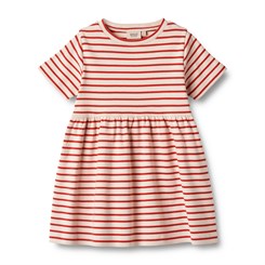 Wheat dress SS Anna - Red stripe